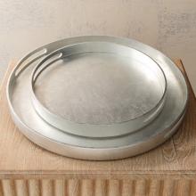  7.20113 - Nouveau Luxe Tray-Silver Leaf-Lg